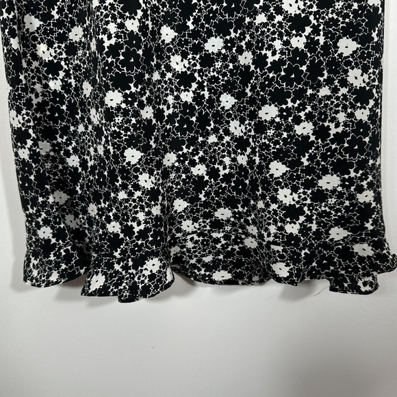 Vintage Y2K EXPRESS Worldwide Brand Size 5/6 Black / White Sun Dress - Picture 6 of 13